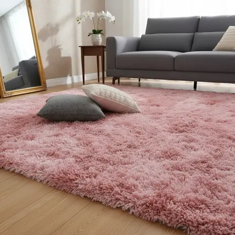 Tapete Felpudo 2,00 x 1,50 Para Sala ou Quarto Bege Mesclado