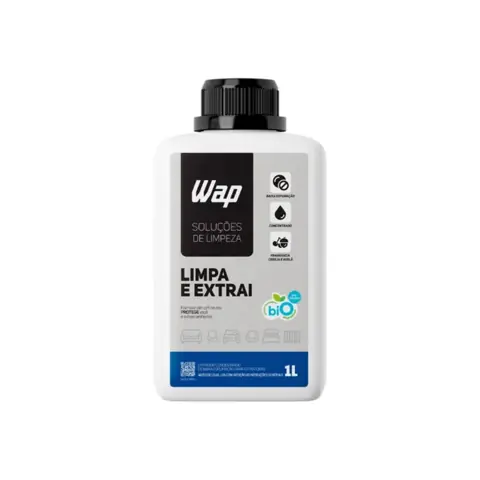 Detergente Limpador Para Extratoras Estofado Tapete Carpete 1L Limpa E Extrai Wap Biodegradável