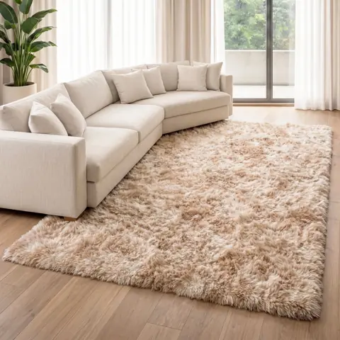 Tapete Sala Grande 2,00 x 2,50 Peludo Felpudo Várias Cores